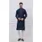 Stylish Navy Blue Party Wear Kurta Pajama - 218664