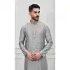 Buy Grey Silk Kurta Pajama for Men Plus Size - 218665