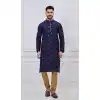 Order Navy Blue Designer Silk Kurta Pajama - 218668