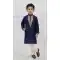 Elegant Navy Blue Silk Kurta Pajama - 218670