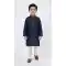 Stylish Navy Blue Silk Kurta Pajama - 218673