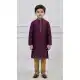 Trendy Purple Silk Kurta Pajama for Boys - 218676
