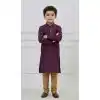 Shop Trendy Purple Silk Kurta Set for Boys - 218676