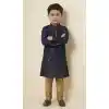 Buy Designer Navy Blue Boy Kurta Pajama Online - 218677