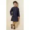 Buy Designer Navy Blue Boy Kurta Pajama Online - 218677