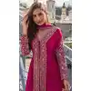 Buy Rani Pink Embroidery Work Anarkali Plus Size - 218770
