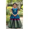 Order Purple Jacquard Girl Lehenga Choli Set - 218805