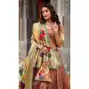 Shop Peach Pink Organza Plus Size Lehenga Choli - 218833