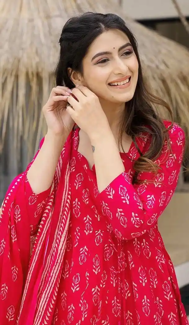 Pink Muslin Heavy Digital Print Salwar Suit - 218886