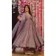 Lavender Muslin Digital Print Suit - 218888