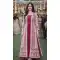 Purple Chinon Silk Heavy Embroidery Gown - 219008