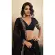 Stylish Black Georgette Embroidery Lehenga Choli - 219040