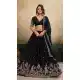 Stylish Black Georgette Embroidery Lehenga Choli - 219040
