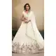White Georgette Designer Embroidery Lehenga Choli - 219042