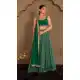 Green Faux Georgette Sequins Work Lehenga - 219095