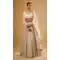 White Faux Georgette Designer Lehenga Choli - 219096