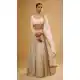 White Faux Georgette Designer Lehenga Choli - 219096