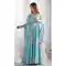 Sky Blue Faux Georgette Floral Print Anarkali Salwar Suit - 219191