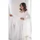 Off White Roman Silk Chanderi Anarkali Salwar Suit - 219192
