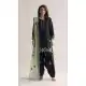 Black Roman Glass Silk Party Wear Punjabi Suit - 219446
