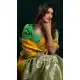 Yellow Soft Silk Designer Party Wear Saree - 219469