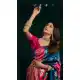 Teal Blue Soft Silk Jacquard Work Party Wear Saree - 219470