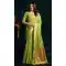 Pista Green Cotton Party Wear Saree with Zari Border - 219475