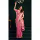 Pink Cotton Mina Work Party Wear Saree - 219476