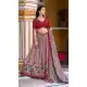 Maroon Tasar Silk Lace Border Lehenga - 219492