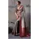 Elegant Grey Kanjivaram Silk Meenakari  Traditional Wear Saree - 219561