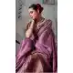 Royal Purple Kanjivaram Silk Work  Traditional Wear Saree - 219565