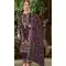 Purple Georgette Zari Work Pakistani Suit - 219581