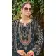 Navy Blue Embroidery Sequence Work Suit - 219582
