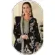 Elegant Black Sequence Work Silk Pakistani Suit - 219584