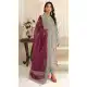 Sky Blue Chiffon Designer Pakistani Suit - 219590