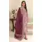 Lavender Sequence Work Chiffon Suit - 219591