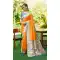Mustard Soft Silk Gold Zari Meenakari Party Wear Saree - 219598