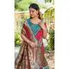 Dark Pink Soft Silk Zari Woven Plus Size Saree - 219600