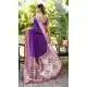 Purple Soft Silk Gold Zari Woven Party Wear Saree - 219601