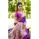 Purple Soft Silk Gold Zari Woven Party Wear Saree - 219601