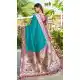 Rama Blue Soft Silk Meenakari Paithani Party Wear Saree - 219602