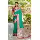 Rama Green Soft Silk Zari Woven Party Wear Saree - 219603