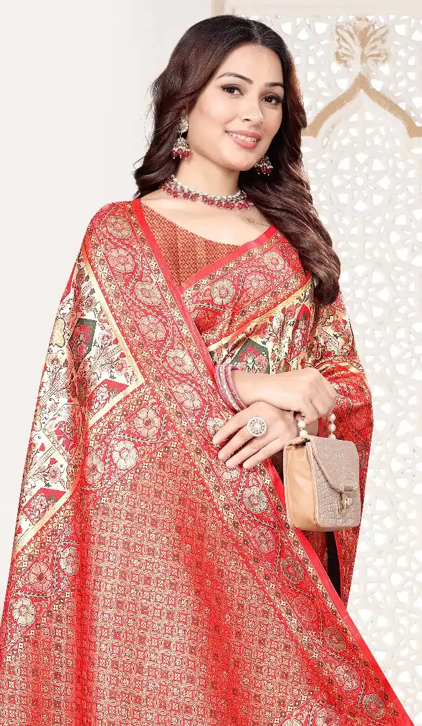Royal Multi Kanjivaram Silk Work Saree - 219641