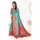 Elegant Blue Pure Viscose Silk Designer Saree - 219644