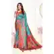 Elegant Blue Pure Viscose Silk Designer Saree - 219644