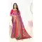 Royal Purple Pure Viscose Silk Work Designer Saree - 219647