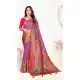 Royal Purple Pure Viscose Silk Work Designer Saree - 219647