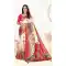 White Pure Viscose Silk Elegant Designer Saree - 219648