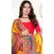 Yellow Pure Viscose Silk Zari Work Saree - 219649