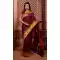 Maroon Soft Silk Designer Party Wear Saree with Zari Work - 219652